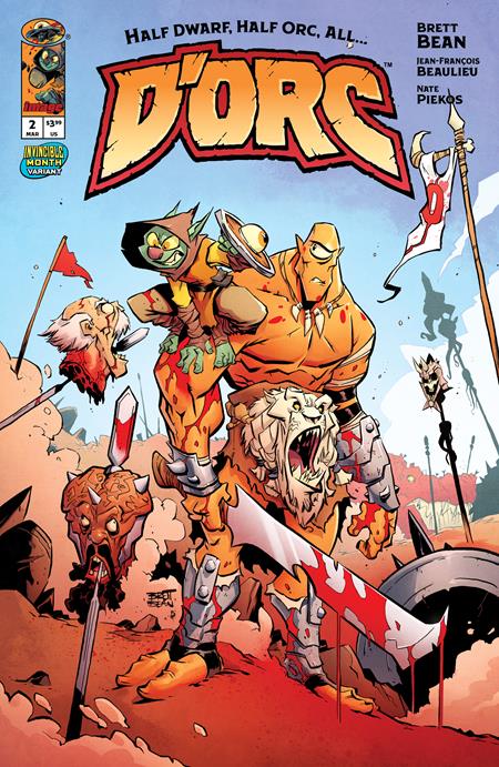 DORC #2 CVR C BRETT BEAN INVINCIBLE TEAM UP VAR