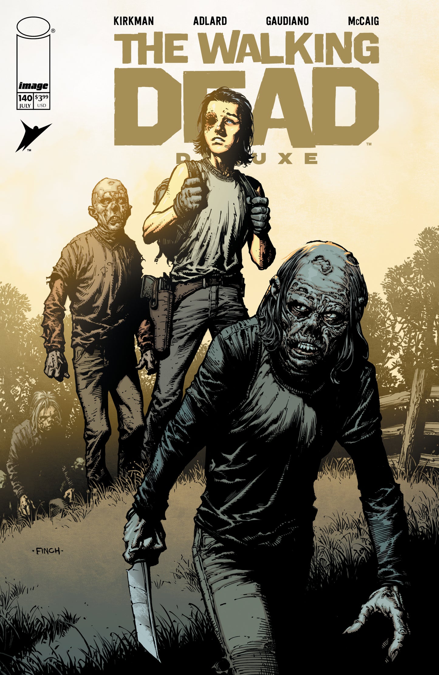 WALKING DEAD DELUXE #140 CVR A DAVID FINCH & DAVE MCCAIG (MR)