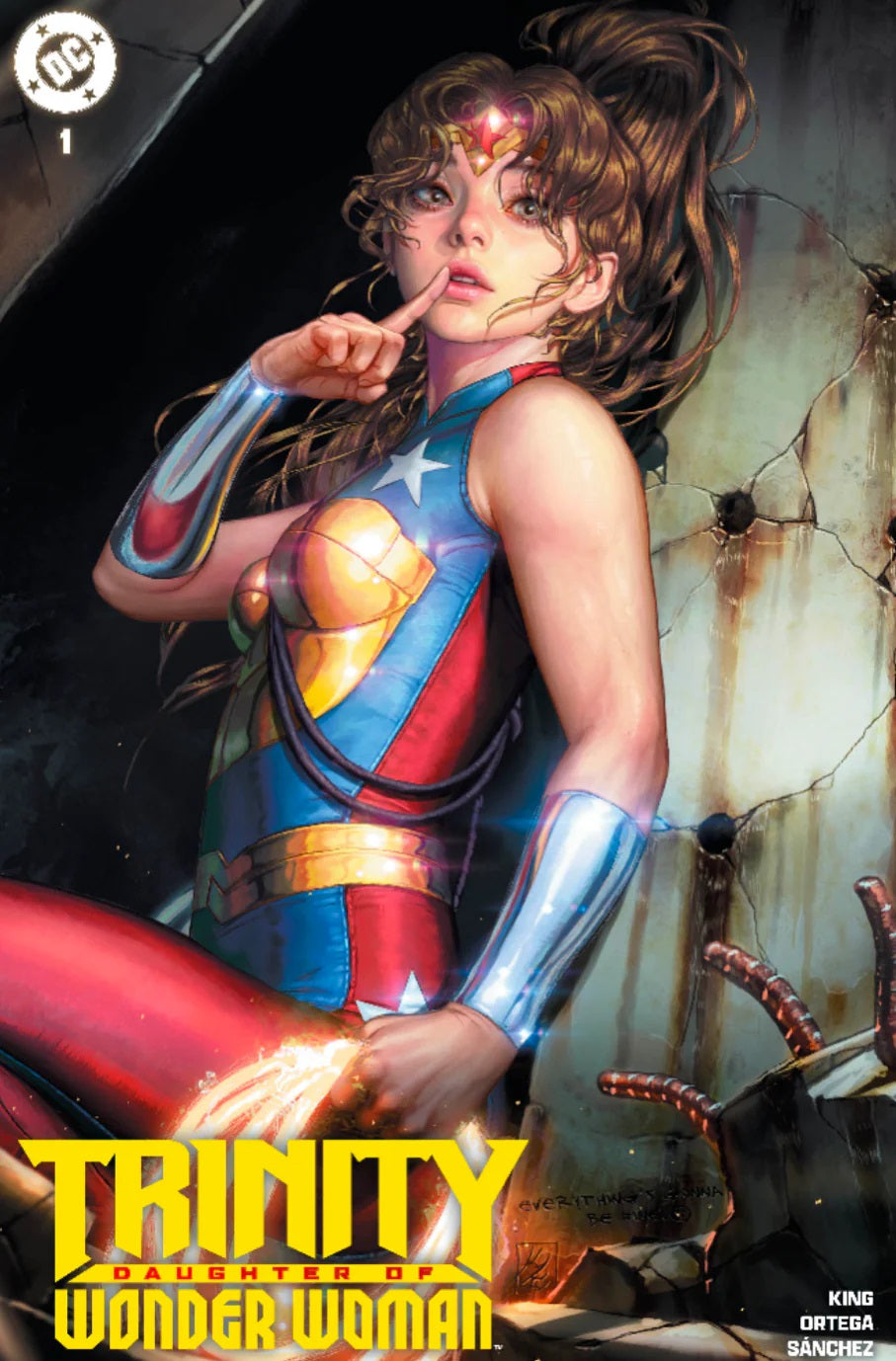 DF TRINITY DAUGHTER OF WONDER WOMAN #1 KYUYONG EOM COMICXPOSURE EXCLUSIVE ALLOCATIONS MAY OCCUR