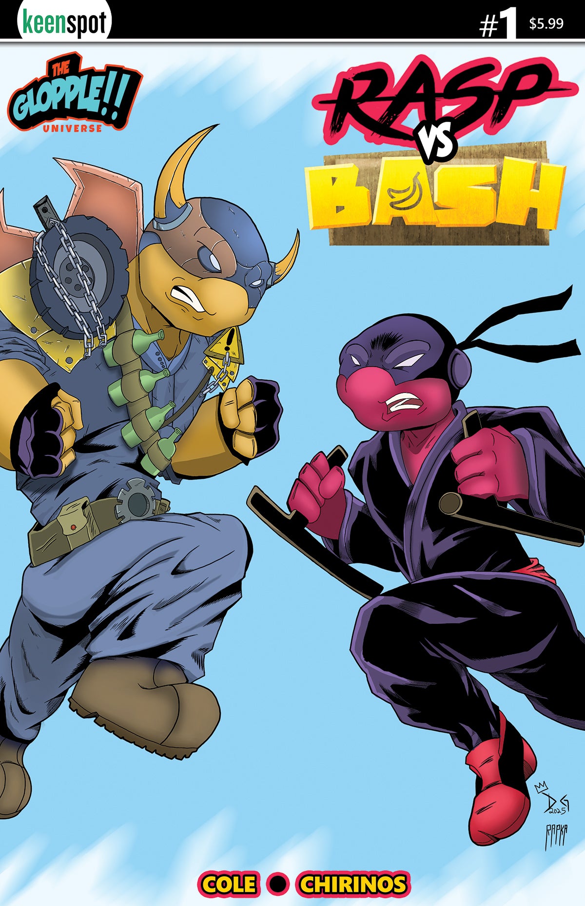 RASP VS BASH #1 (ONE SHOT) CVR B DANNY GIVENS & TOM RAPKA VAR