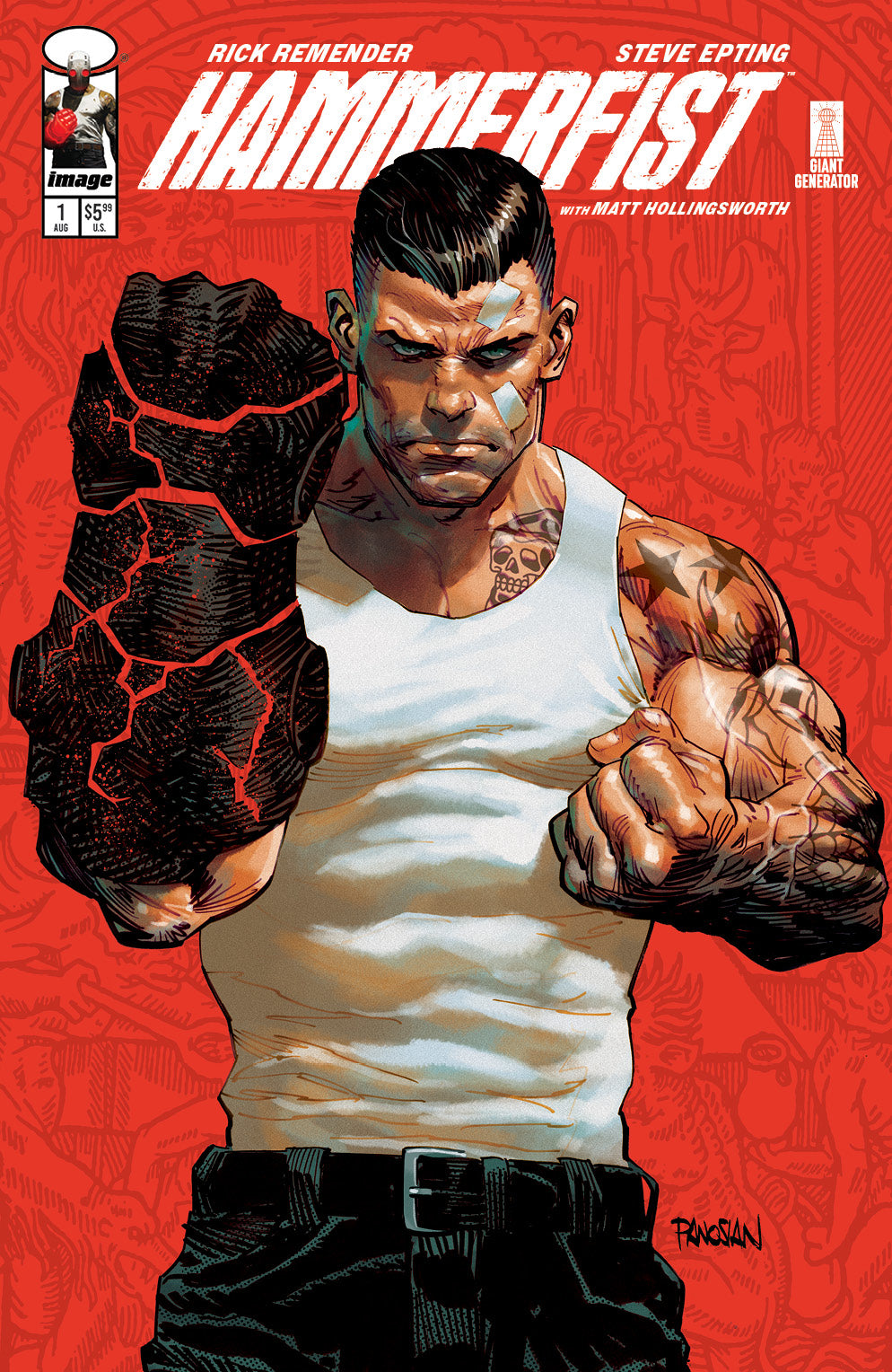 HAMMERFIST #1 CVR E DAN PANOSIAN VAR (MR)