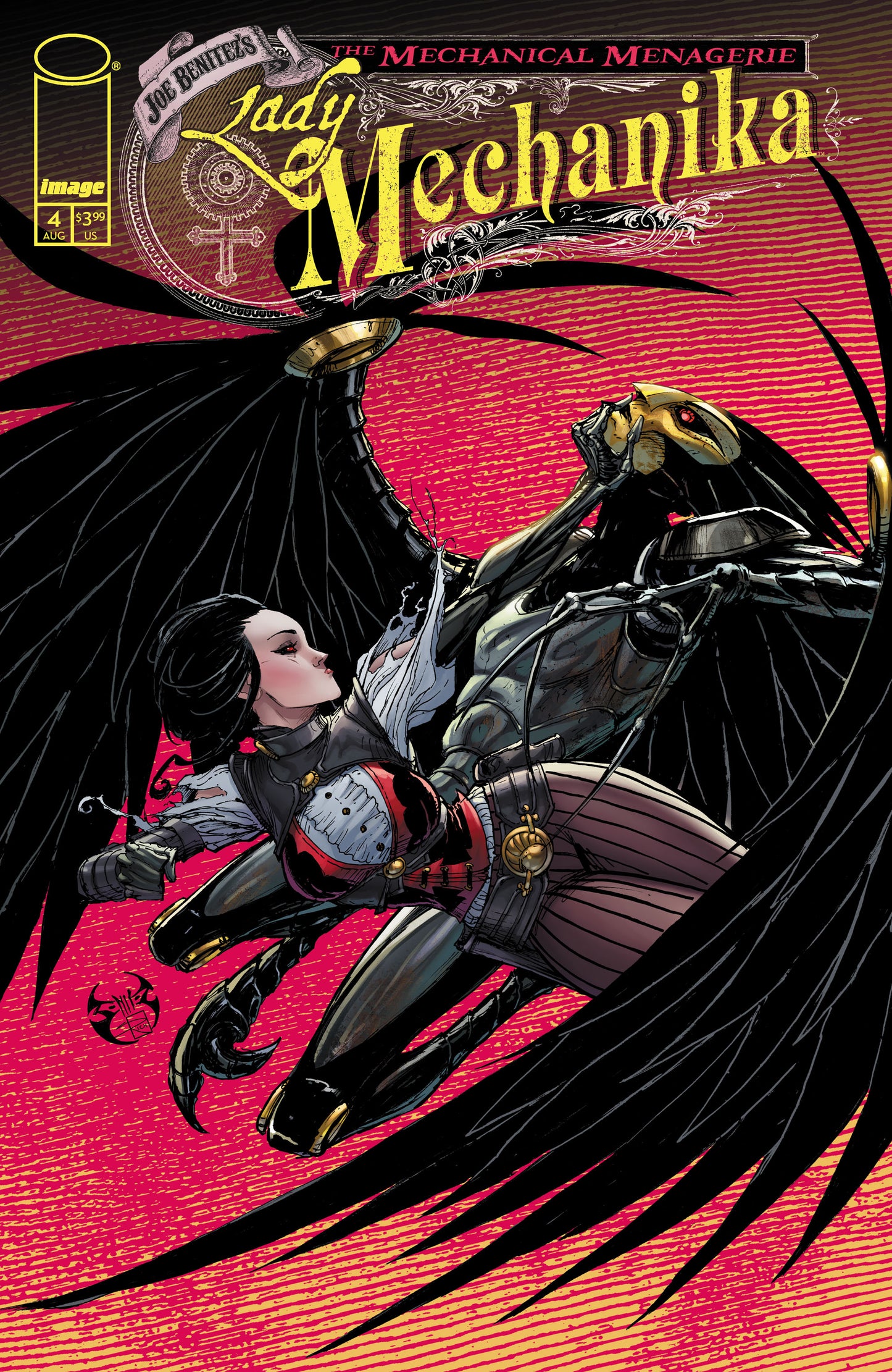 LADY MECHANIKA THE MECHANICAL MENAGERIE #4 (OF 4) CVR B JOE BENITEZ & SABINE RICH VAR
