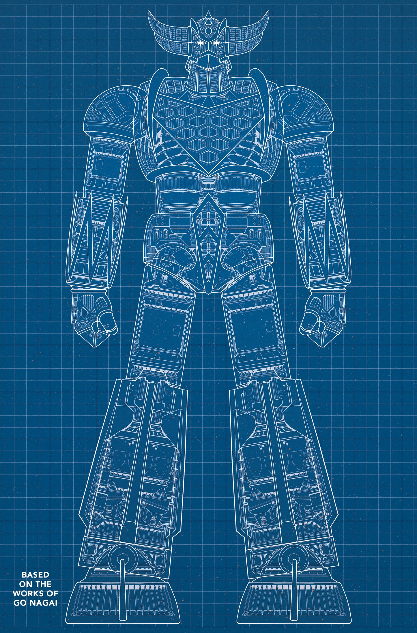UFO ROBOT GRENDIZER #1 (OF 4) CVR E BLUEPRINT DENIS BAJRAM & BRICE COSSU VAR