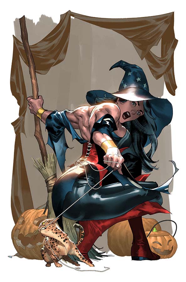 WONDER WOMAN #25 CVR E YASMINE PUTRI PUMPKIN SPICY CARD STOCK VARIANT