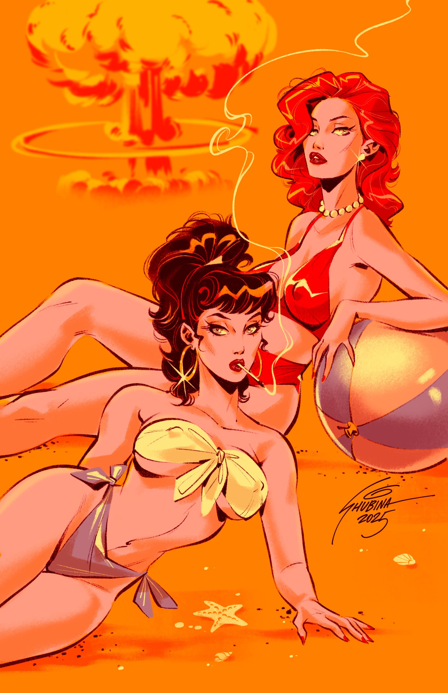 PINUPOCALYPSE #6 (OF 6) BUNDLE (1:25 / BOTH 1:10 CONNECTING COVERS AND OPEN ORDER BOOKS)