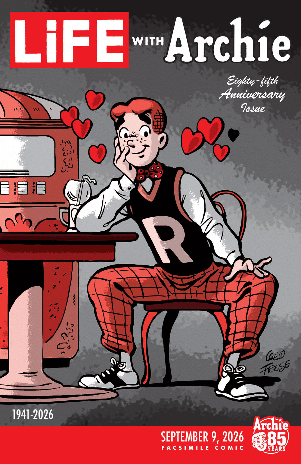 LIFE WITH ARCHIE #1 FACSIMILE CVR E GEORGE FRESE FOIL LIFE MAGAZINE VAR