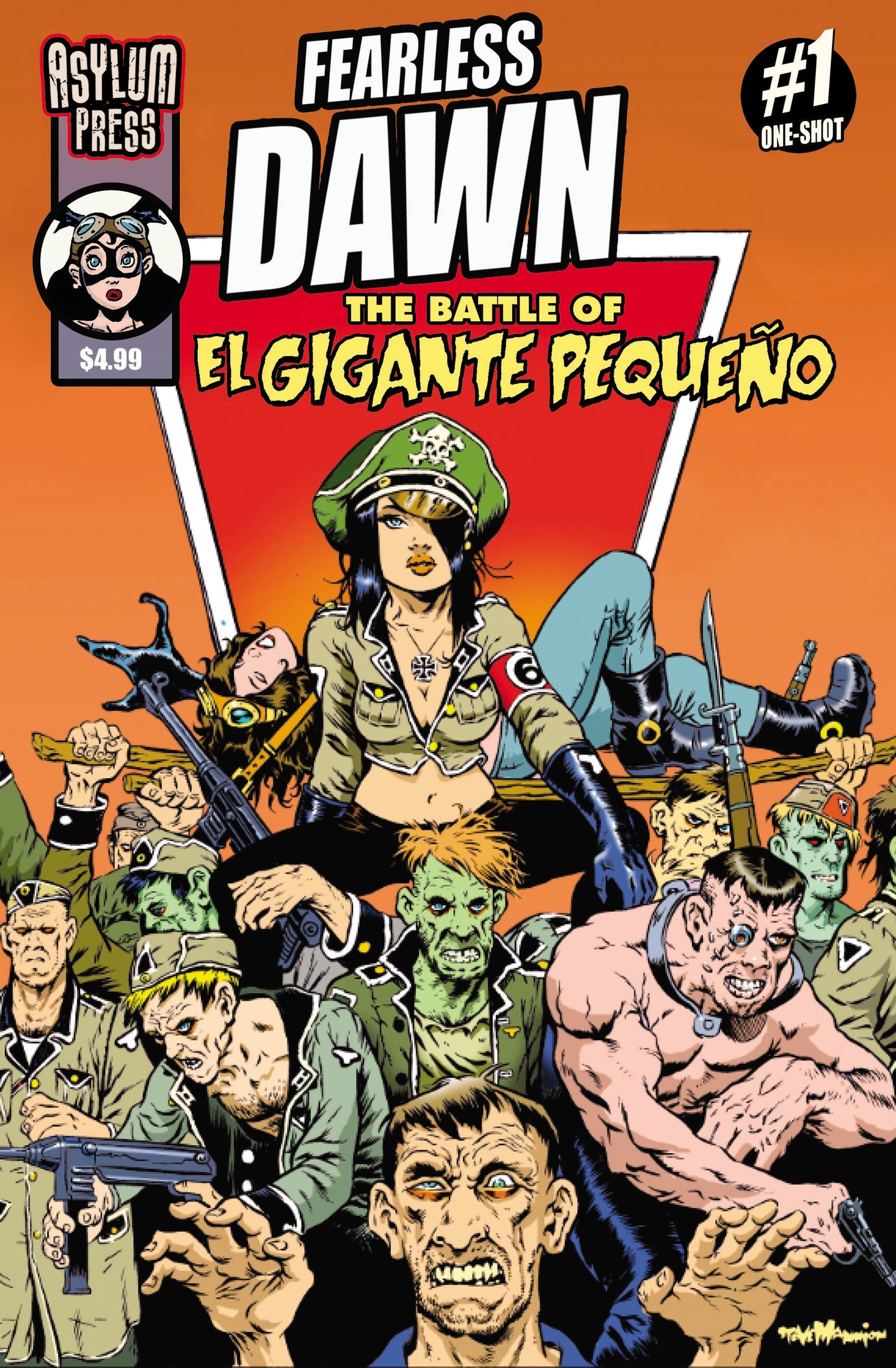 FEARLESS DAWN THE BATTLE OF EL GIGANTE PEQUENO (ONE-SHOT) CVR B STEVE MANNION HELGAS CREW VAR