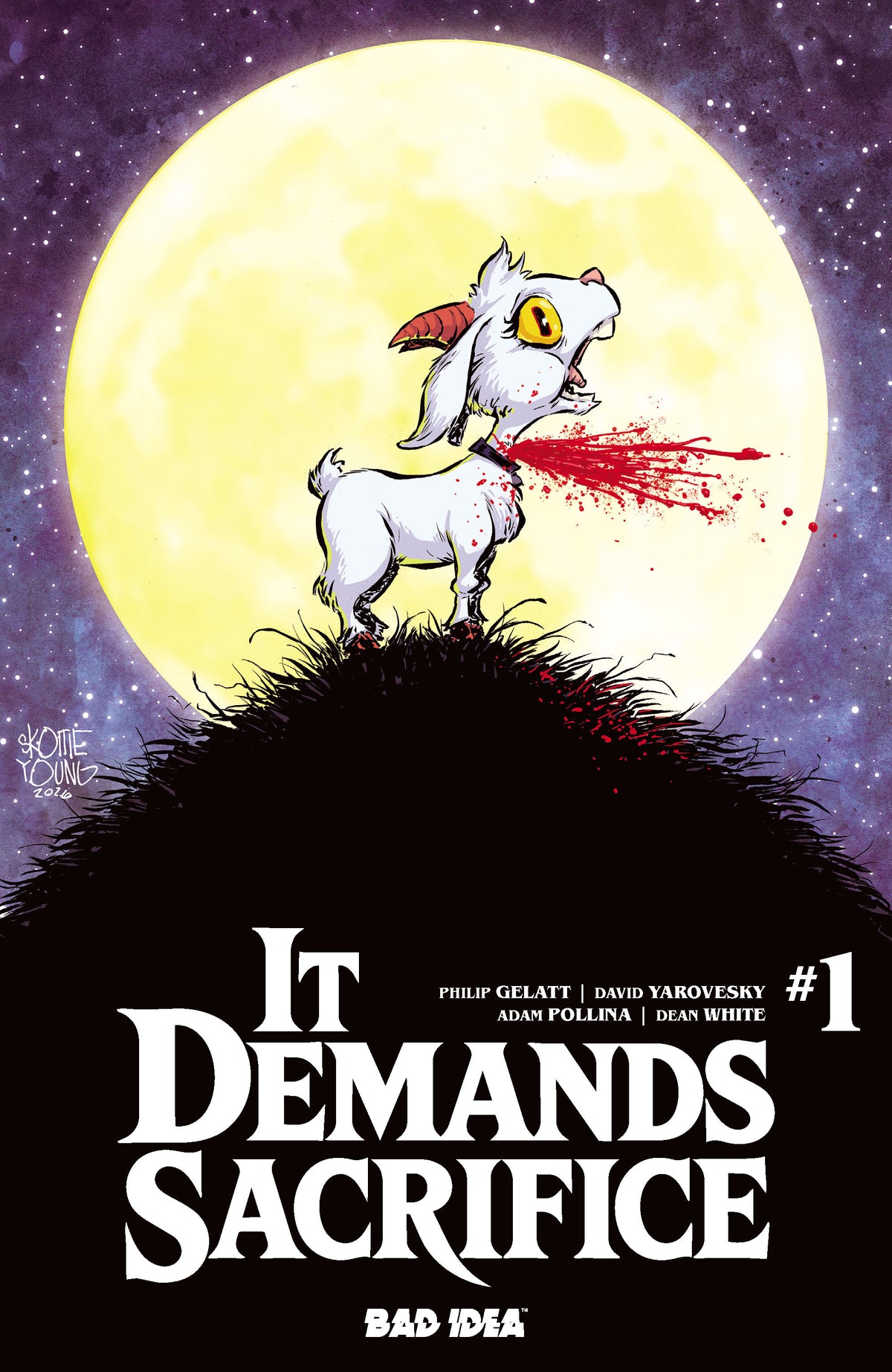 IT DEMANDS SACRIFICE #1 (OF 4) CVR D SKOTTIE YOUNG FOIL VAR