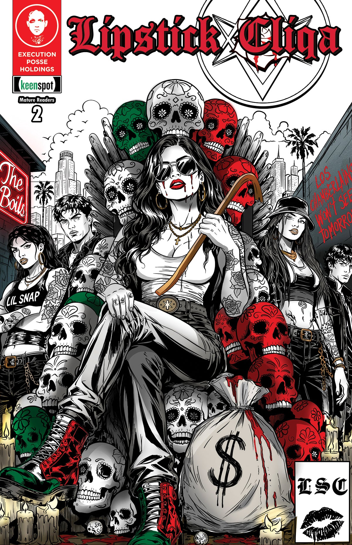 LIPSTICK CLIQA DELUXE EDITION #2 (OF 3) CVR A J SELIN TAKE THE THRONE (MR)