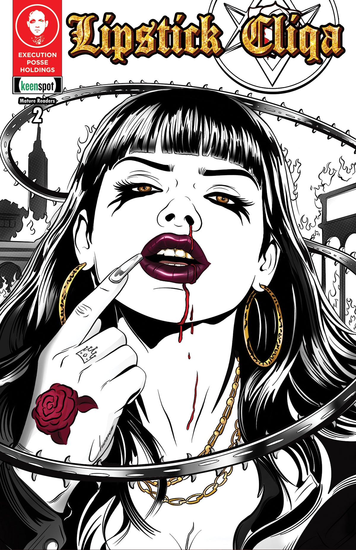 LIPSTICK CLIQA DELUXE EDITION #2 (OF 3) CVR C J SELIN NOSEBLEED VAR (MR)