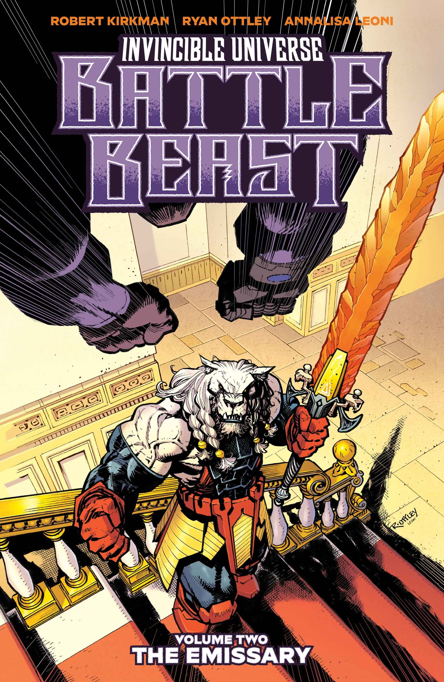 INVINCIBLE UNIVERSE BATTLE BEAST TP VOL 02 RYAN OTTLEY & ANNALISA LEONI CVR