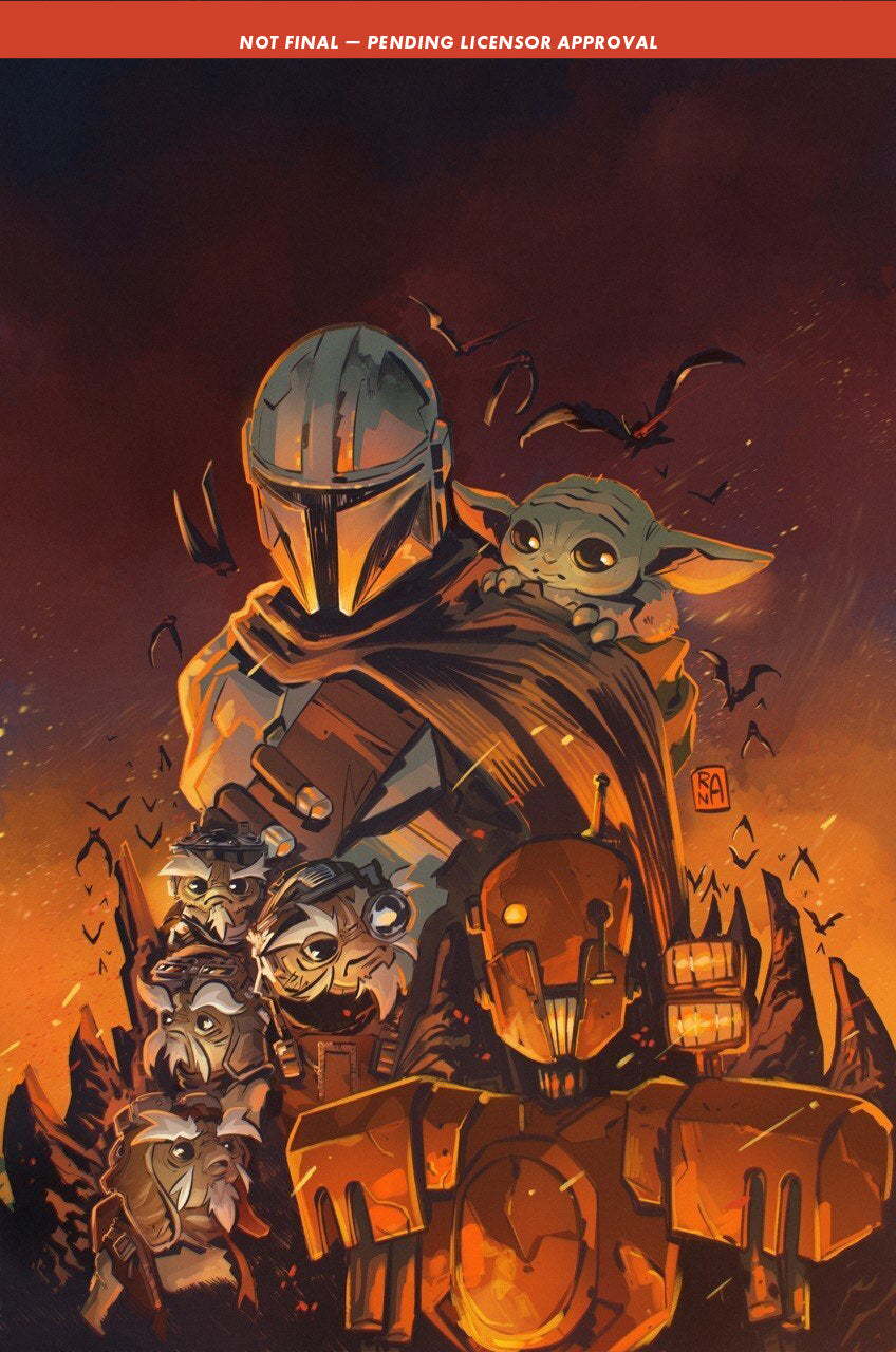 STAR WARS THE MANDALORIAN AND GROGU NIGHTMARE ON NEVARRO (ONE SHOT) CVR B ALESSANDRO RENALDI VAR