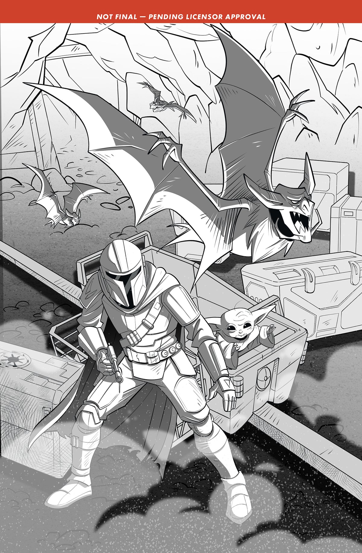 STAR WARS THE MANDALORIAN AND GROGU NIGHTMARE ON NEVARRO (ONE SHOT) CVR D ARIANNA FLOREAN VAR