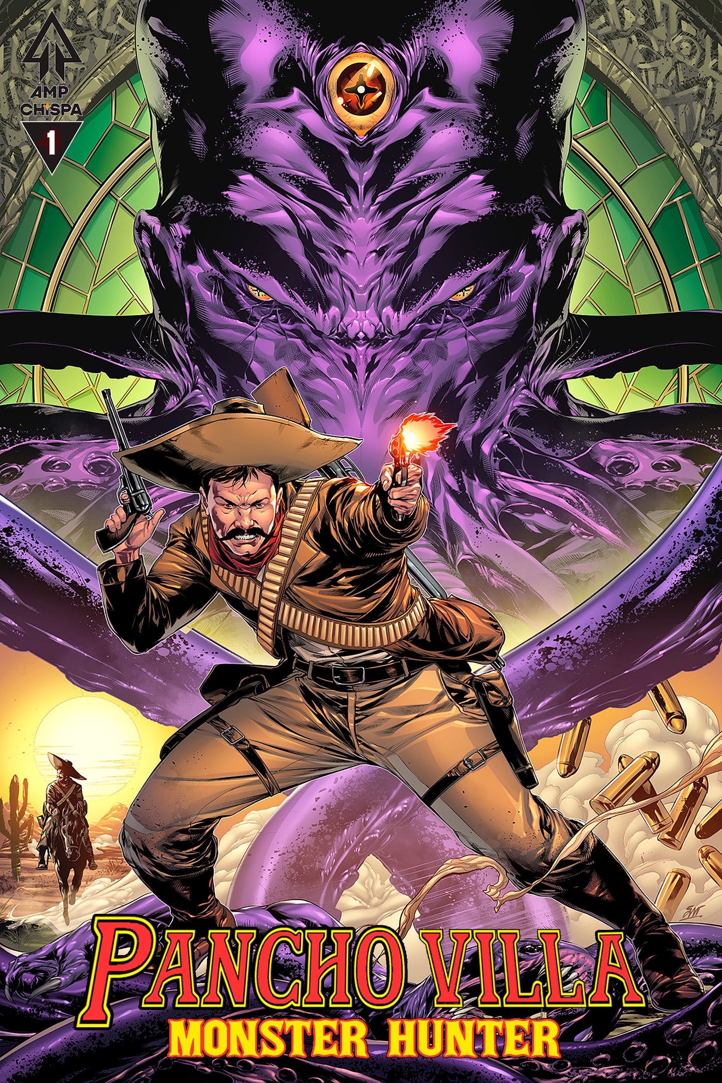 PANCHO VILLA MONSTER HUNTER #1 (OF 3) CVR A CAANAN WHITE