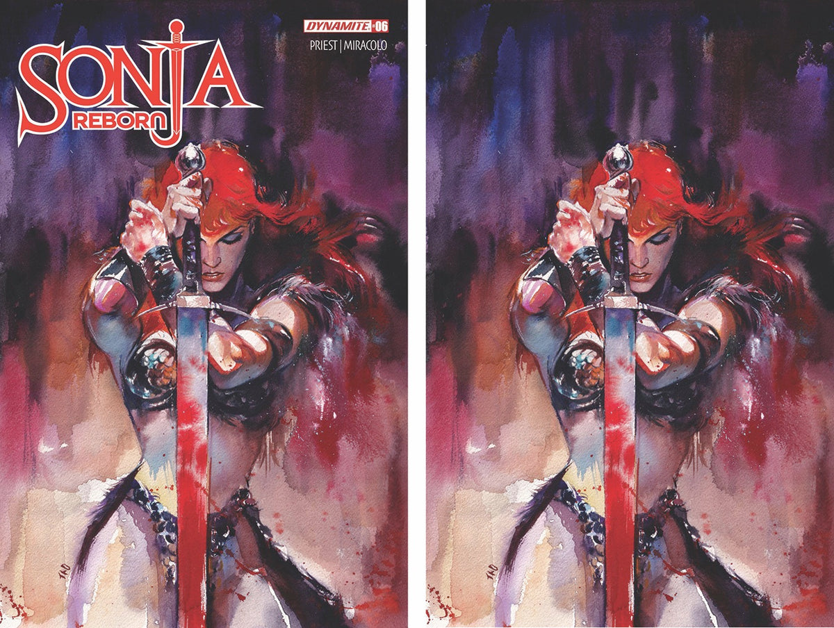 SONJA REBORN #6 ITO TRADE & VIRGIN DYNAMITE COM EXCLUSIVE SET (BUNDLE OF 2) VAR