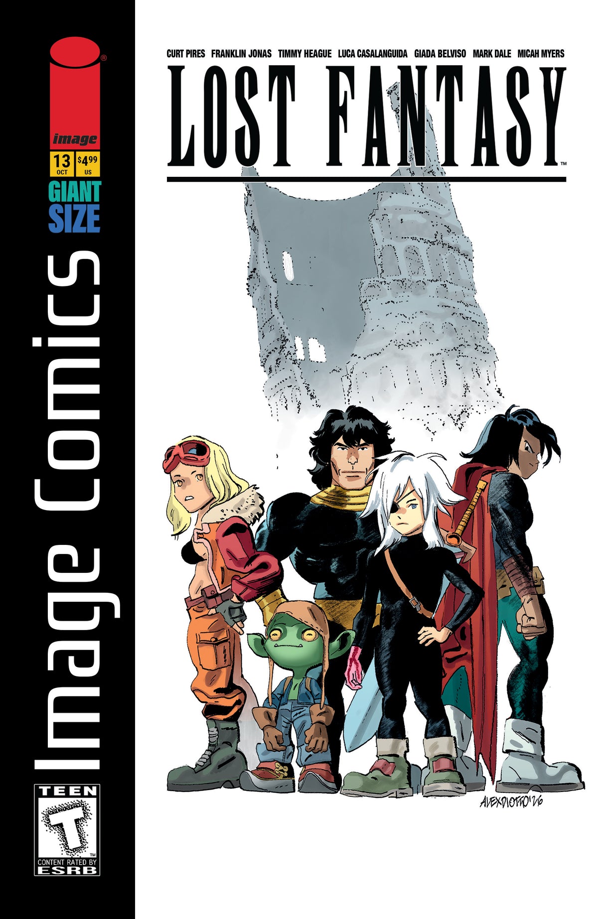 LOST FANTASY #13 CVR B ALEX DIOTTO VAR