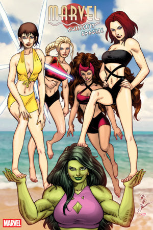 MARVEL SWIMSUIT SPECIAL: BRAND NEW BEACH DAY #1 JOHN ROMITA JR. VARIANT 1:25