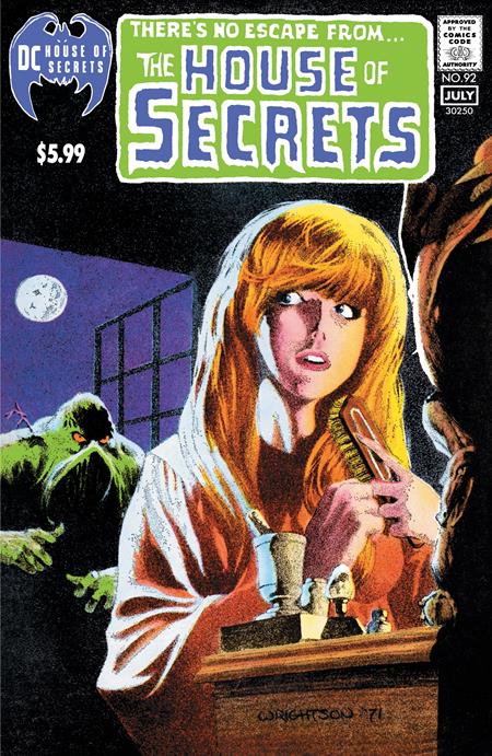 HOUSE OF SECRETS #92 FACSIMILE EDITION (2024) CVR B BERNIE WRIGHTSON FOIL VARIANT