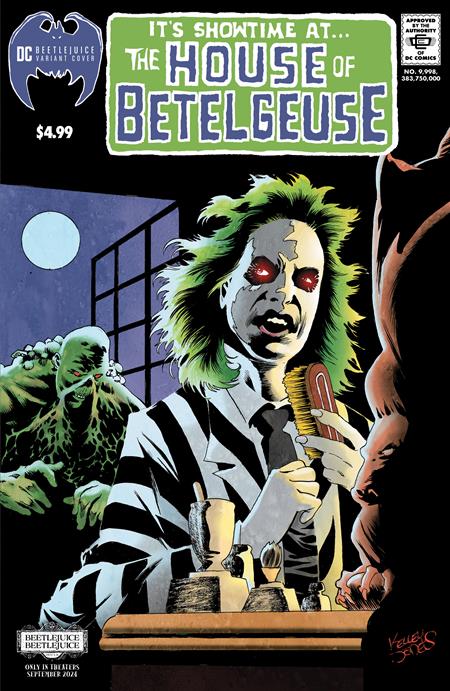 HOUSE OF SECRETS #92 FACSIMILE EDITION (2024) CVR D KELLEY JONES BEETLEJUICE CARD STOCK VARIANT