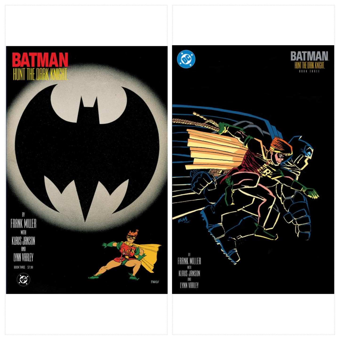 BATMAN THE DARK KNIGHT RETURNS #3 (OF 4) FACSIMILE EDITION BUNDLE (COVER B/D)