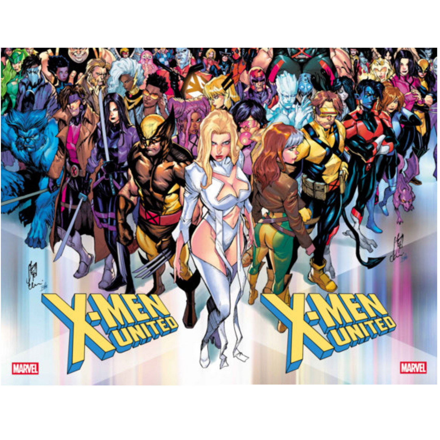 X-MEN UNITED #1 CONNECTING COVER A/B