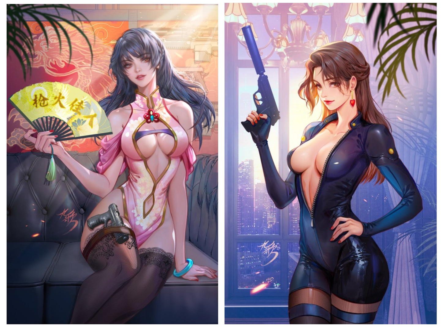 GUN HONEY: DOUBLES DOWN #2 FAN YANG 2026 SDCC COVER A VIRGIN LIMITED 500 (INCLUDES #1 EXCLUSIVE) PREORDER