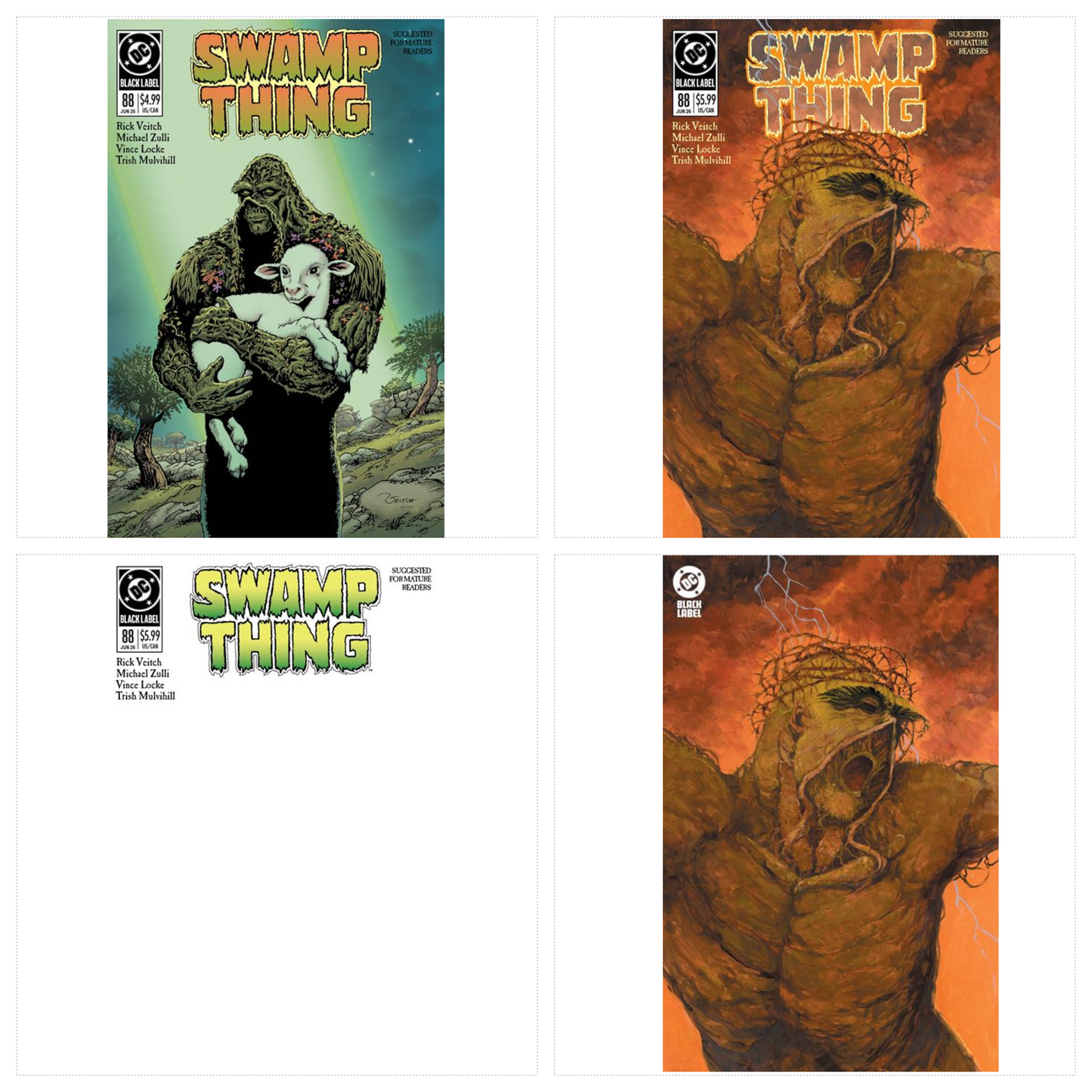 SWAMP THING 1989 #1 (OF 4) BUNDLE