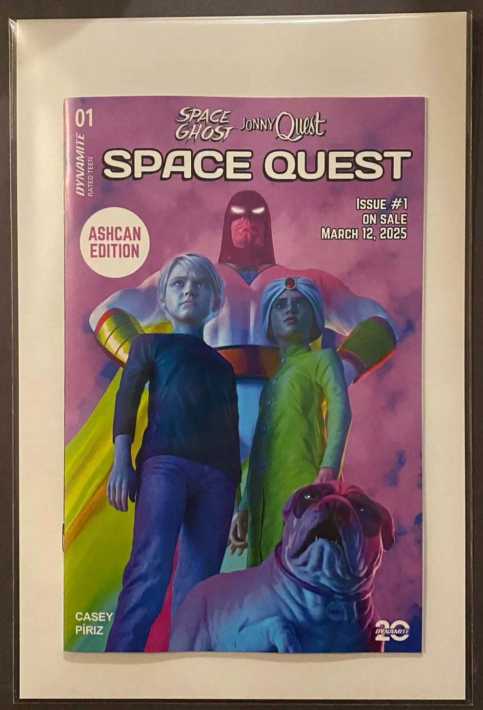 SPACE GHOST JONNY QUEST SPACE QUEST ASHCAN