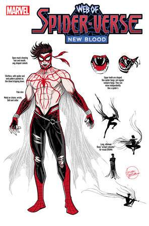 WEB OF SPIDER-VERSE NEW BLOOD #1 1:10 VECCHIO DESIGN
