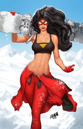 SPIDER-WOMAN #2 1:100 NAKAYAMA SKI CHALET VIRGIN VARIANT