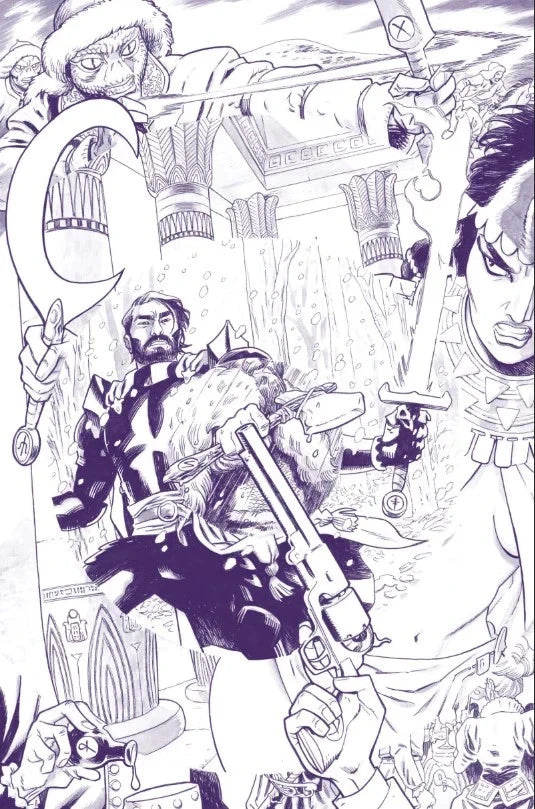 SIXTH GUN BATTLE FOR THE SIX #1 (OF 3) CVR H SECRET VARIANT