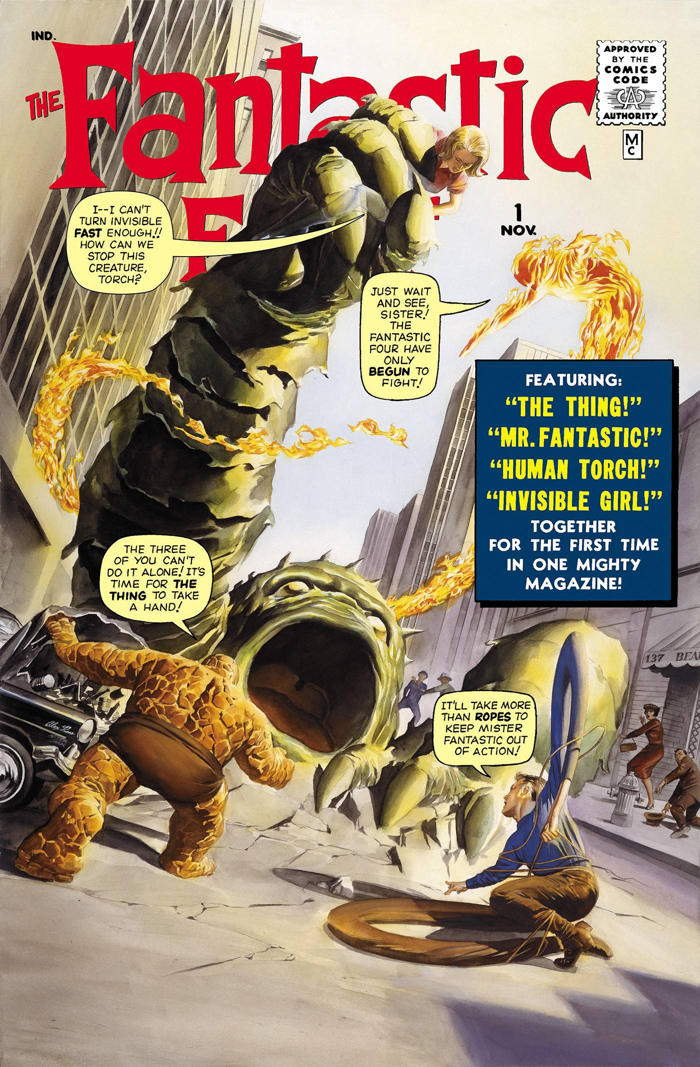 FANTASTIC FOUR FACSIMILE ED #1 ALEX ROSS VARIANT