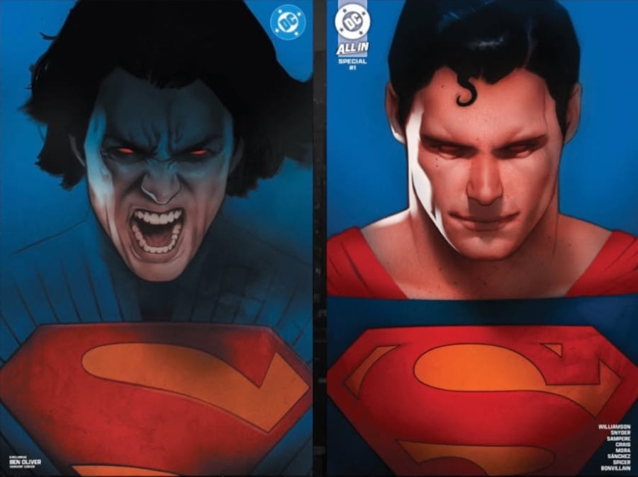 DC ALL IN SPECIAL #1 FOIL FLIP BEN OLIVER SUPERMAN NYCC 2026 EXCLUSIVE
