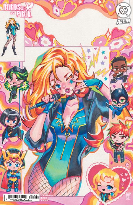 BIRDS OF PREY #14 1:25 RIAN GONZALES CARD STOCK VARIANT