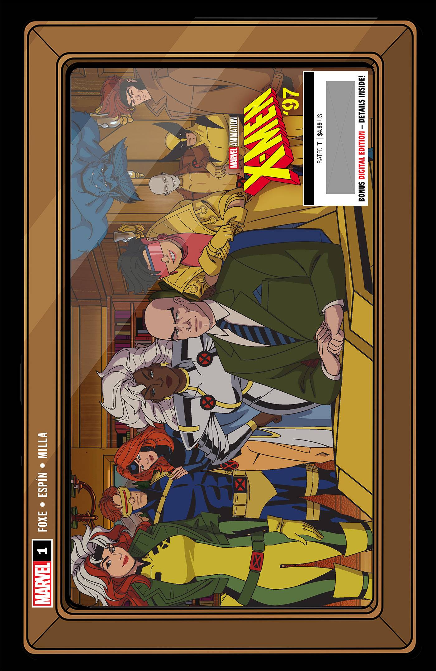 X-MEN 97 #1 3RD PTG MARVEL ANIMATION VARIANT