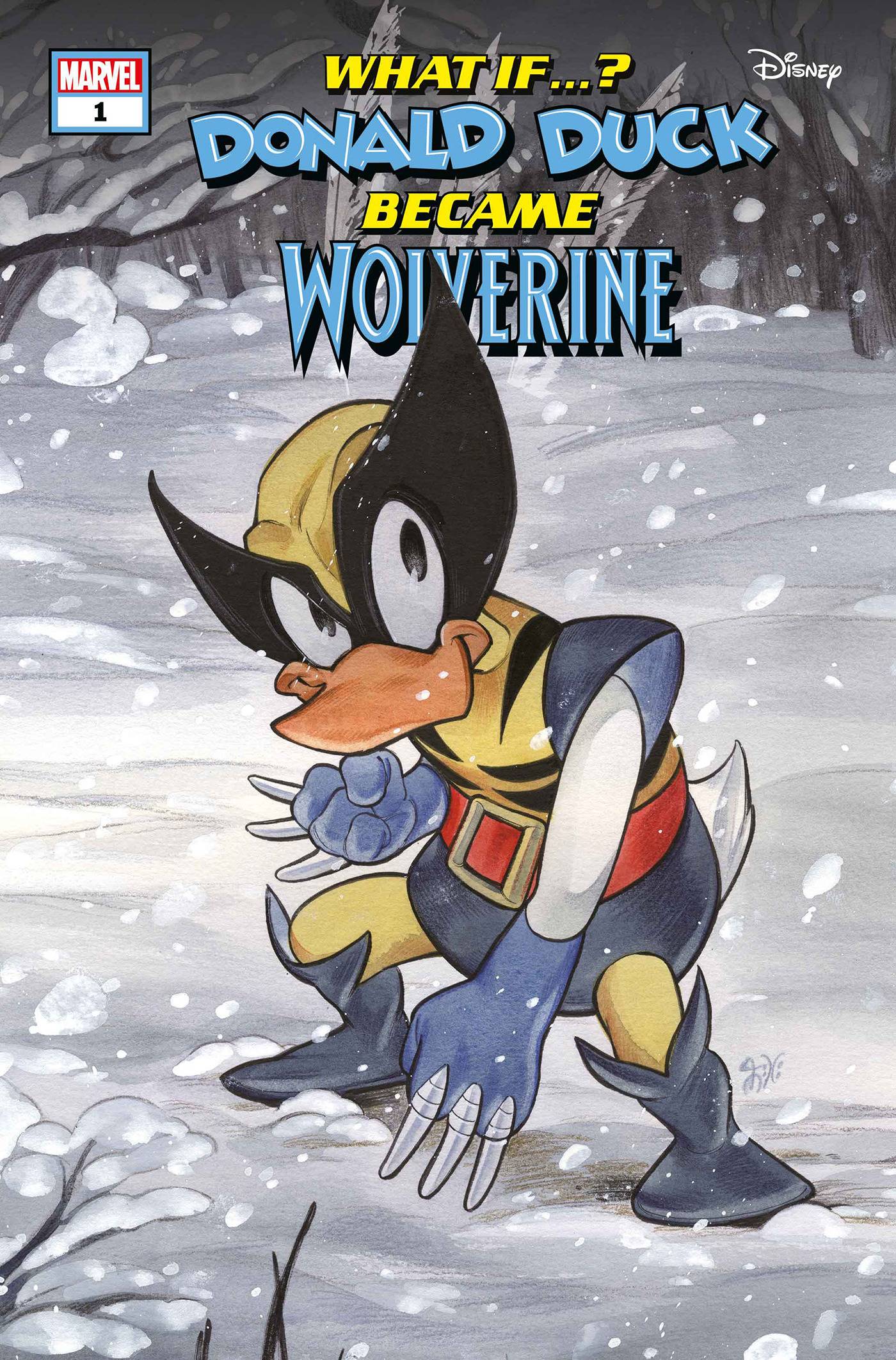 WHAT IF DONALD DUCK BECAME WOLVERINE #1 PEACH MOMOKO VARIANT