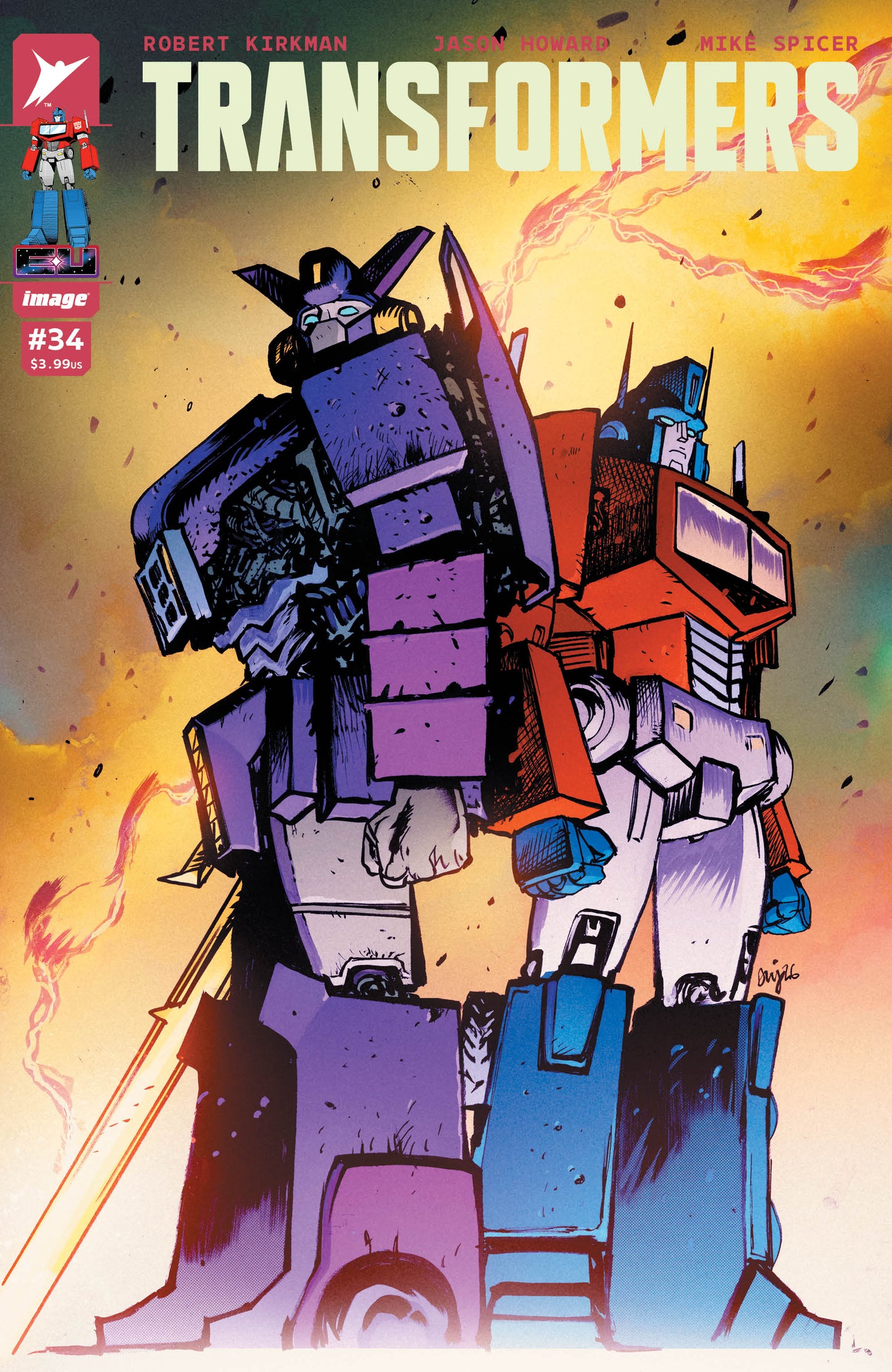 TRANSFORMERS #34 CVR B DANIEL WARREN JOHNSON & MIKE SPICER VAR
