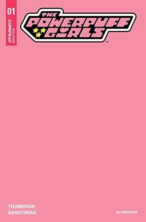 POWERPUFF GIRLS #1 CVR S FOC PINK BLANK AUTHENTIX
