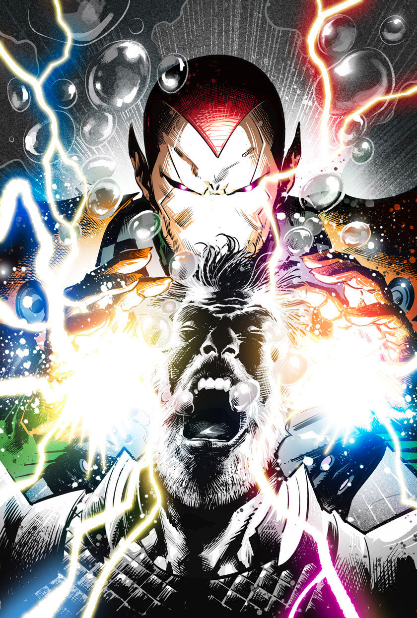 ABSOLUTE POWER #3 (OF 4) CVR I TREVOR HAIRSINE RAISED UV FOIL VARIANT