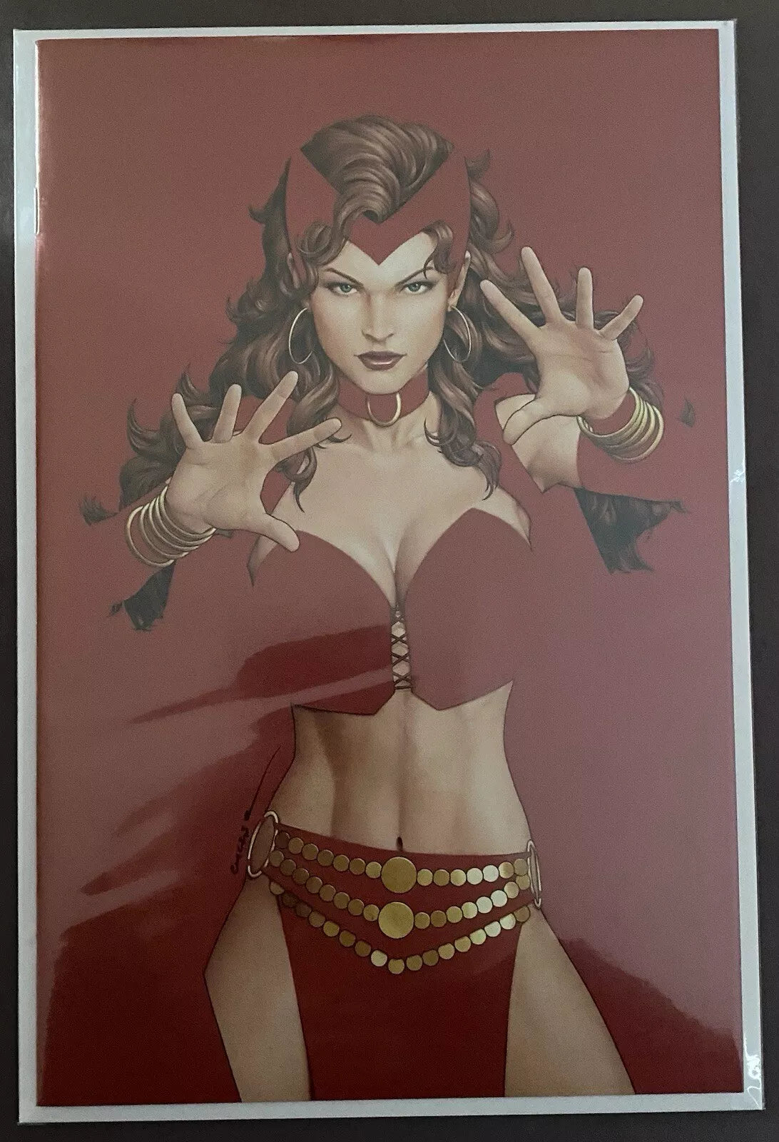 THE AVENGERS #56 JOHN TYLER CHRISTOPHER NEGATIVE SPACE VARIANT (B) SIGNED