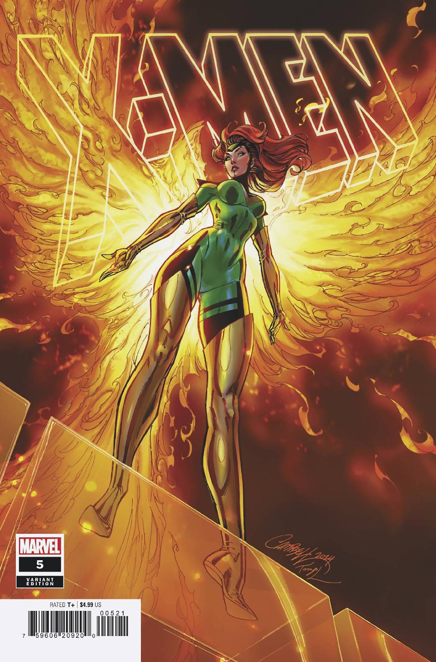 X-MEN #5 J SCOTT CAMPBELL JEAN GREY VARIANT