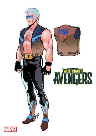 WEST COAST AVENGERS #1 1:10 DANNY KIM DESIGN VARIANT