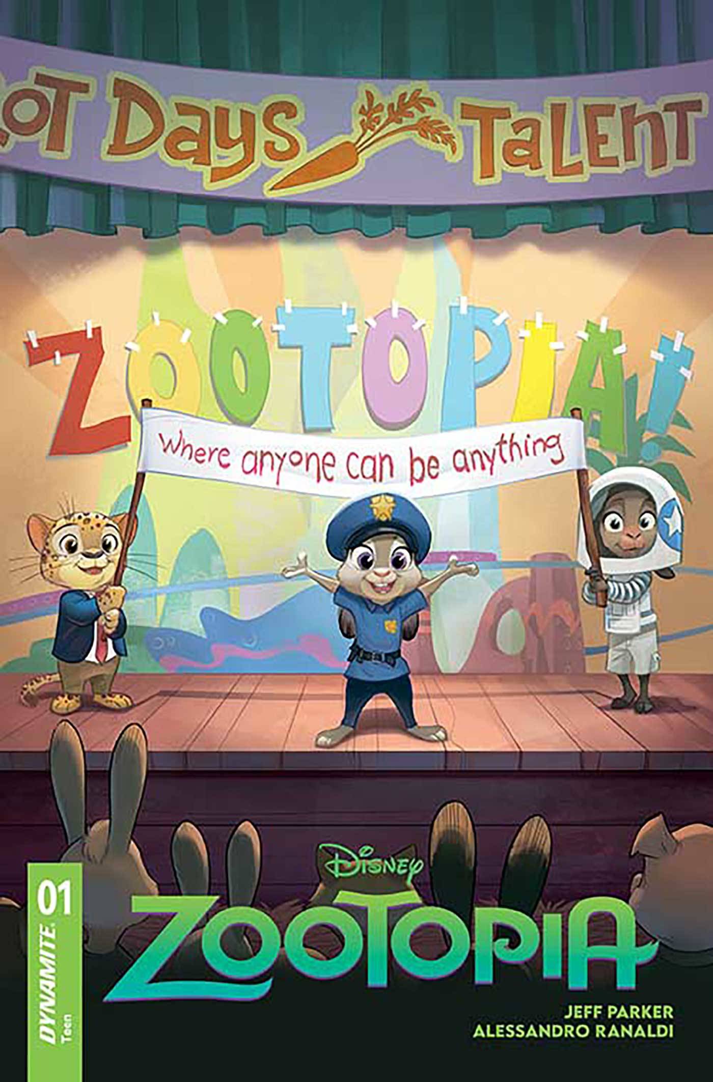 ZOOTOPIA #1 CVR U 1:5 FOC STORYBOOK TRADE DRESS FOIL