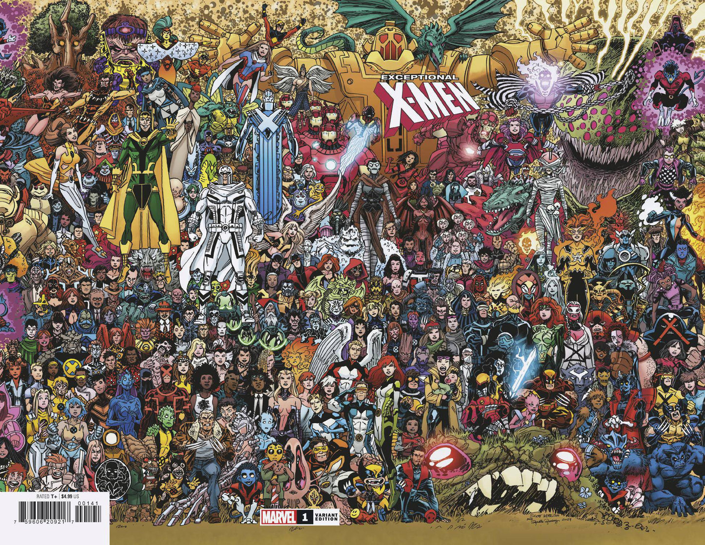 EXCEPTIONAL X-MEN #1 SCOTT KOBLISH WRAPAROUND CONNECT VARIANT