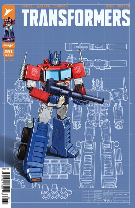 Transformers #1 (Tenth Printing) Cover G (EJ Su Variant) - Comic Book