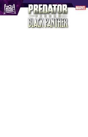 PREDATOR VS BLACK PANTHER #1 (OF 4) BLANK VARIANT