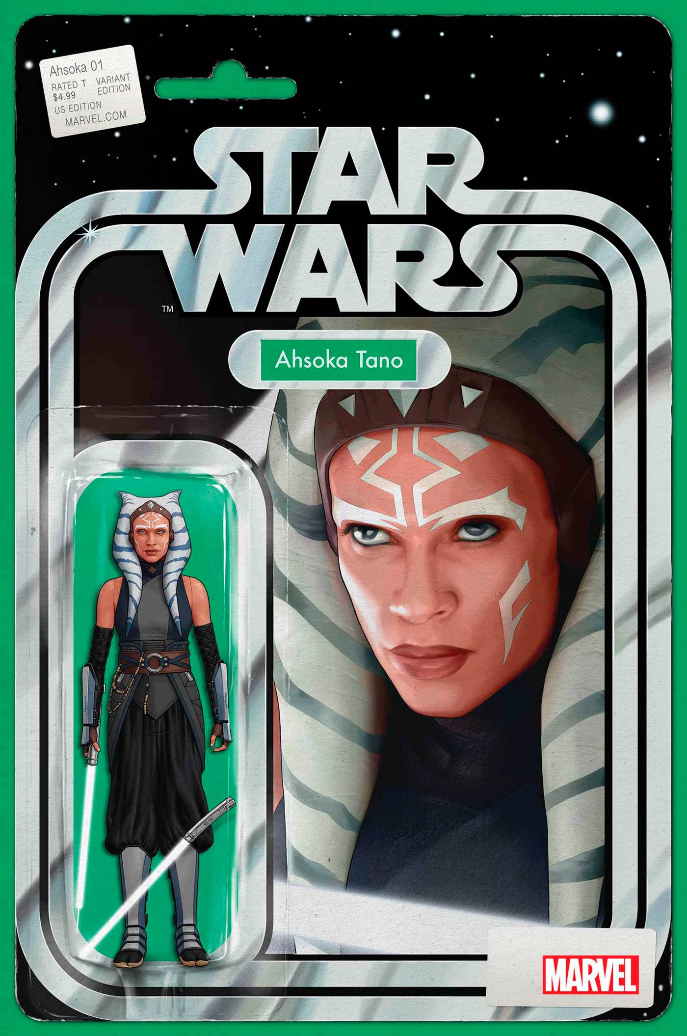 STAR WARS AHSOKA #1 JTC ACTION FIGURE VARIANT