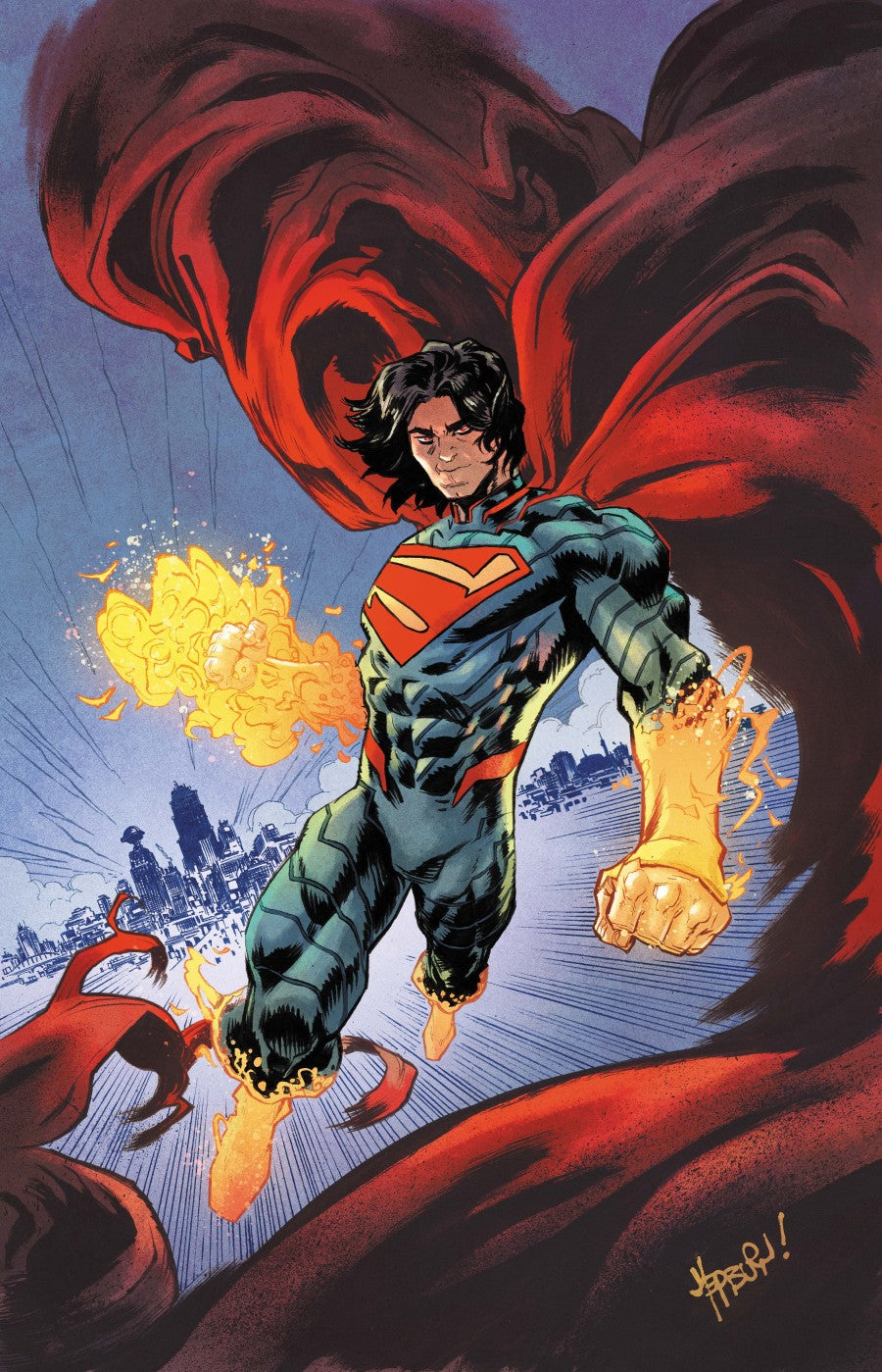 ABSOLUTE SUPERMAN #22 CVR D SCOTT HEPBURN CARD STOCK VAR
