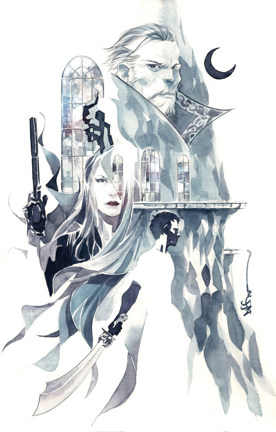 BATMAN #11 CVR B DUSTIN NGUYEN CARD STOCK VAR