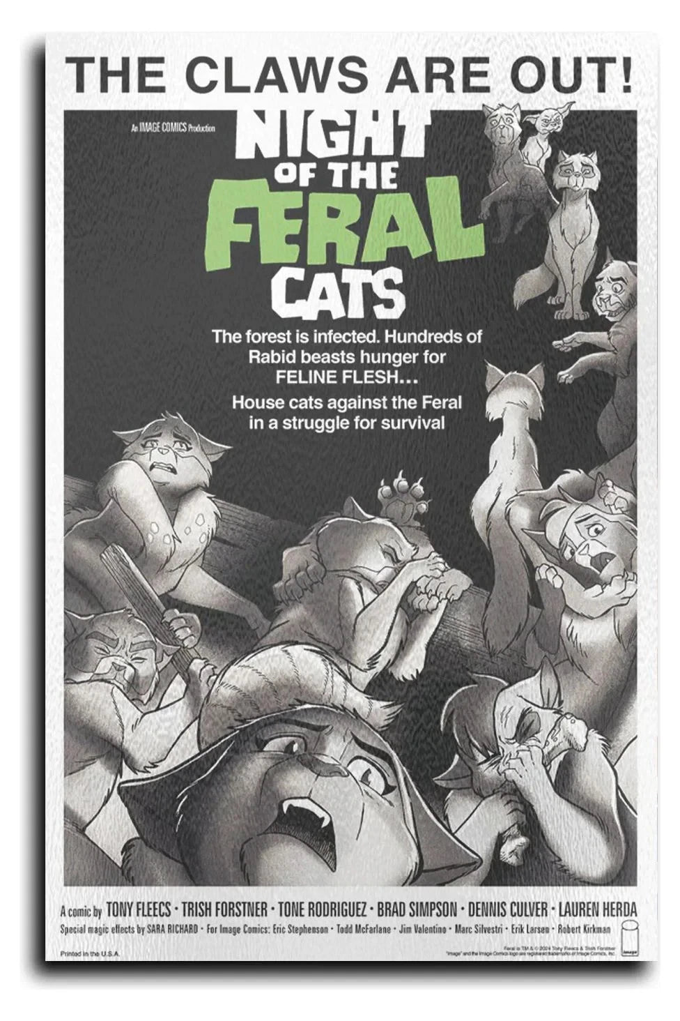 FERAL #1 BIRD CITY COMICS C2E2 TRISH FORSTNER & TONY FLEECS FOIL VARIANT